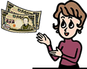 その場で現金をお渡し